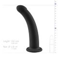 Насадка для страпона нереалистичная черная NP-11-BLK No-Parts Parker, 19.5 см