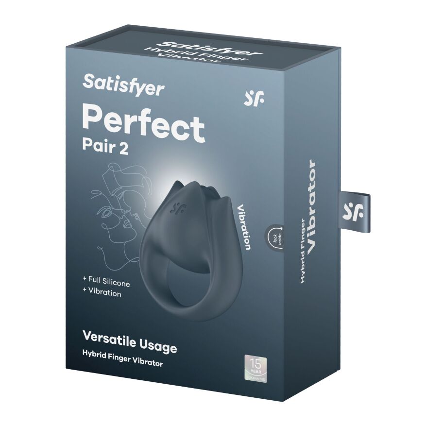Вибратор на палец и эрекционное кольцо 2в1 Satisfyer Perfect Pair 2