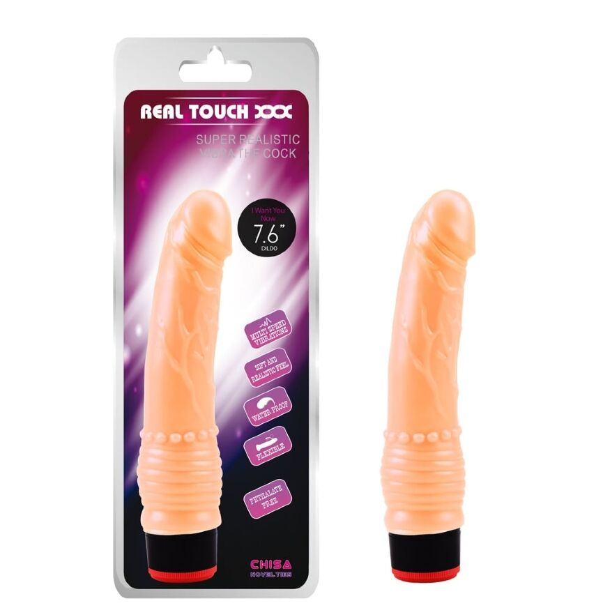 Вибратор 7.6 inch Chisa Real touch Dildo 7,5