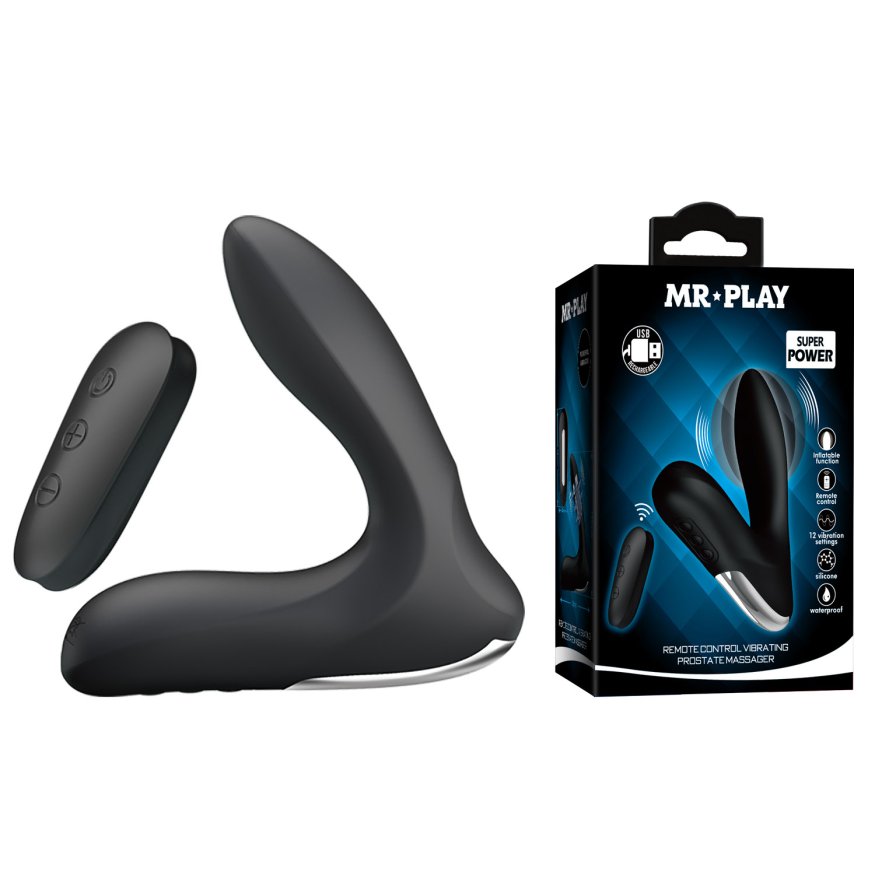Масажер простати, що розширюється з пультом дк Mr. Play - Remote Control Vibrating Prostate Massager, BI-014463W-MR