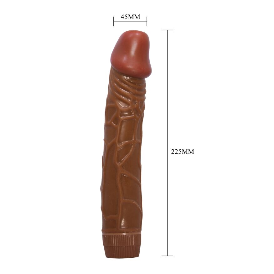 Вибропенис - Barbara Bob Vibrator 8,8" Brown