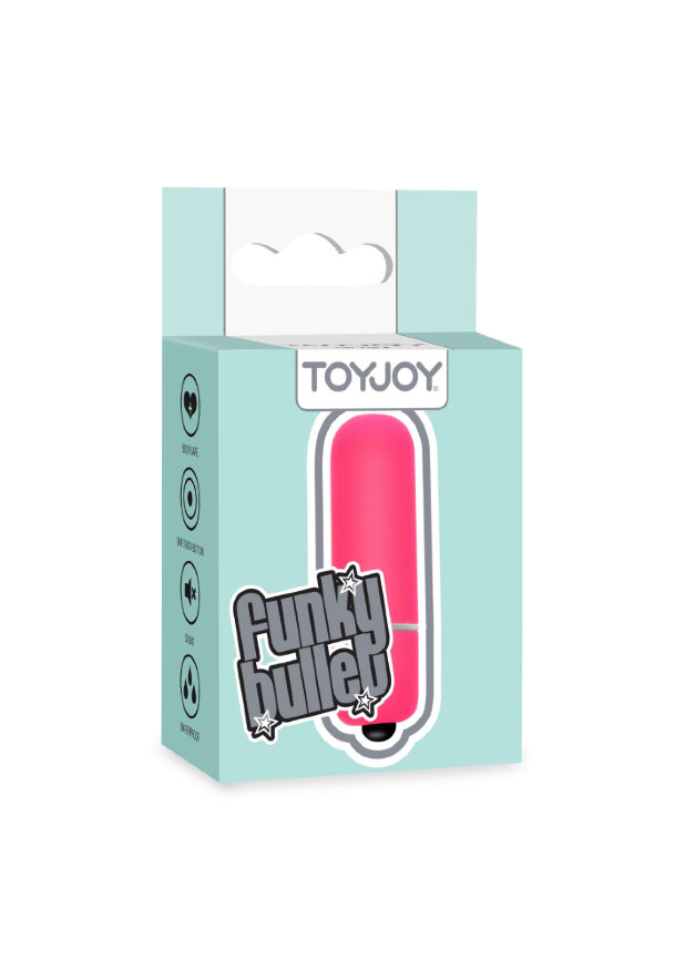Вибропуля Funky Bullet розовая, 5.5 х 1.5 см