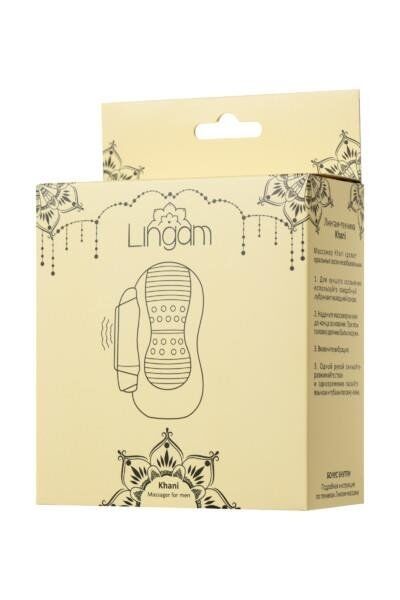 Мастурбатор Лингам масаж Lingam By Toyfa Khani, TPE, прозорий, 9 см