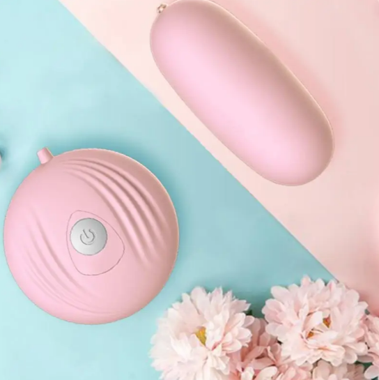 Вибро-яйцо с проводным управлением и 7 режимами вибрации Lilo Pink