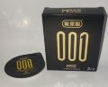 Презервативи натурального латекса Muais 001 i за 3шт BLACK