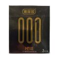 Презервативи натурального латекса Muais 001 i за 3шт BLACK