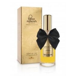 Согревающее массажное масло Bijoux LIGHT MY FIRE карамель и морская соль
