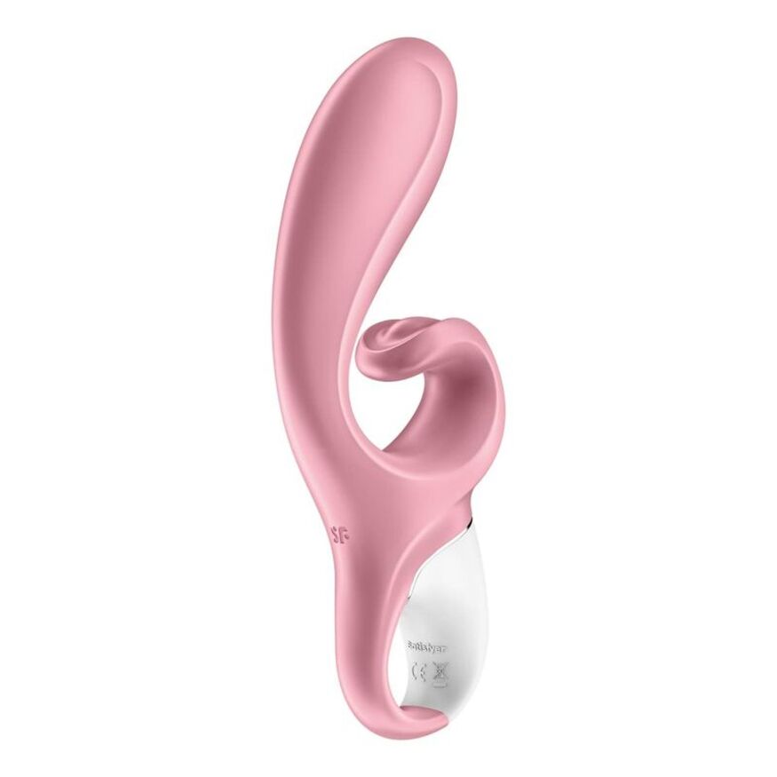 Вибратор-кролик Satisfyer Hug Me с подключением к приложению, розовый