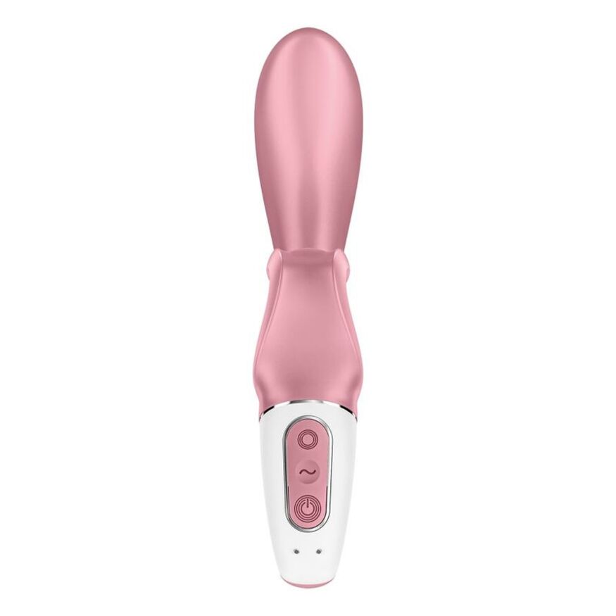 Вибратор-кролик Satisfyer Hug Me с подключением к приложению, розовый