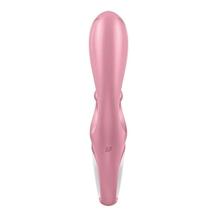 Вибратор-кролик Satisfyer Hug Me с подключением к приложению, розовый