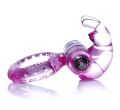 Эрекционное вибро кольцо BOSS Rabbit Vibro Cock Ring Pink, BS6700047