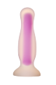Светящаяся анальная пробка Dream Toys RADIANT SOFT SILICONE GLOW IN THE DARK PLUG MEDIUM PURPLE