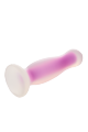 Светящаяся анальная пробка Dream Toys RADIANT SOFT SILICONE GLOW IN THE DARK PLUG MEDIUM PURPLE