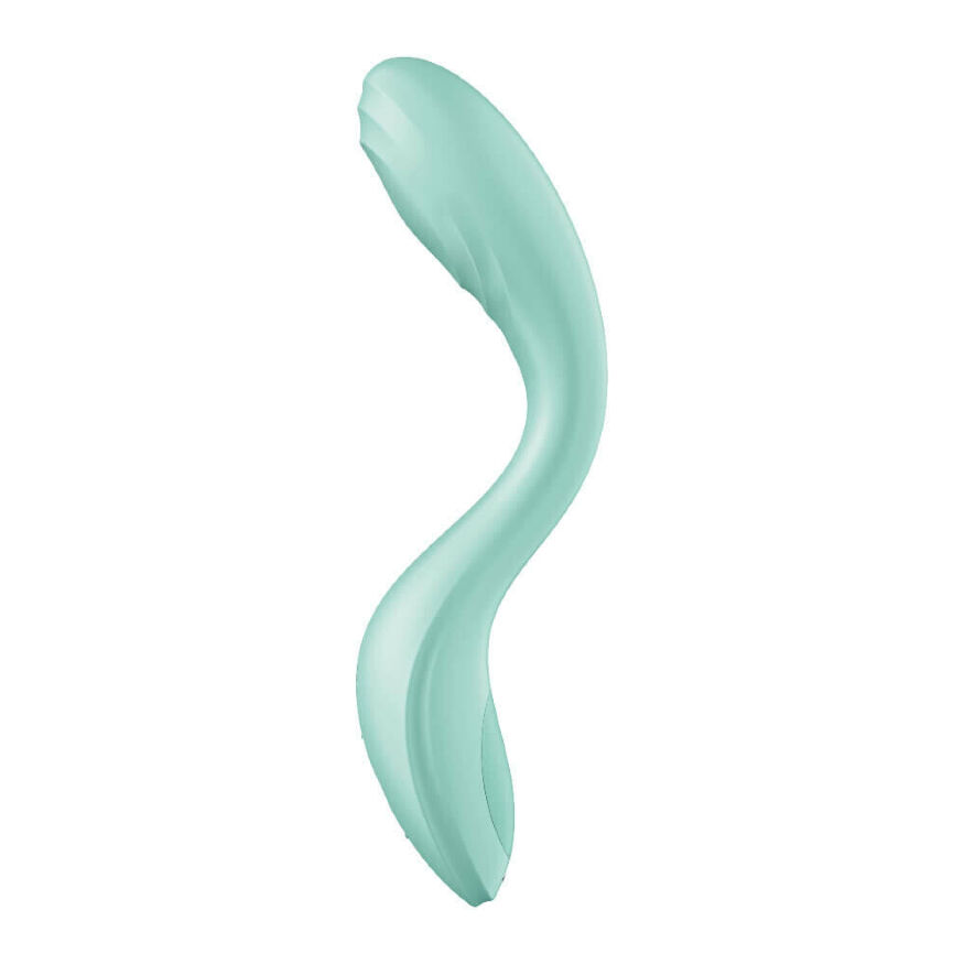 Вібратор із рухомою кулькою Satisfyer Rrrolling Pleasure для точкової стимуляції точки G, м'ятний