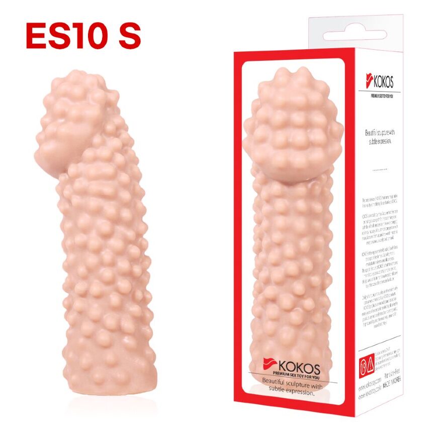 Насадка на член Kokos Extreme Sleeve ES.10 размер S, утолщающая, стимулирующий рельеф