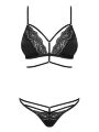 Комплект Obsessive Diyosa set 2-pcs black L/XL