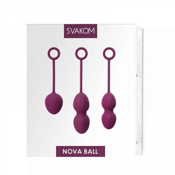 Набор вагинальных шариков Nova Ball — Svakom, фиолетовые