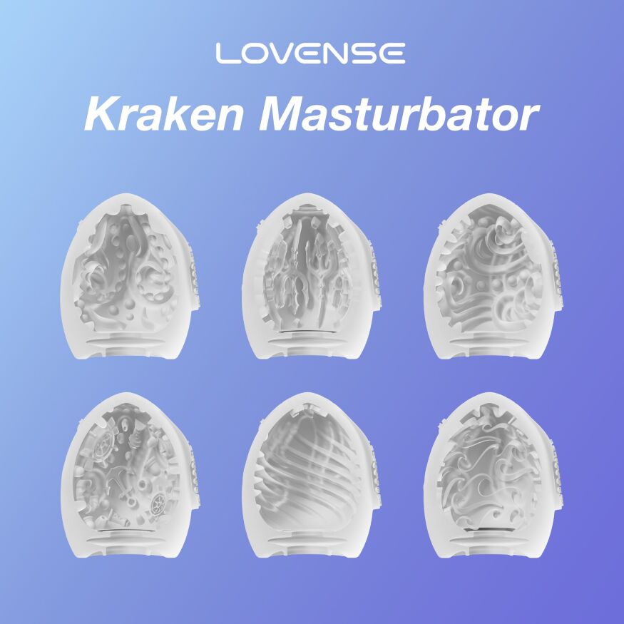 Набор мастурбаторов Lovense Kraken masturbator egg box 6 шт