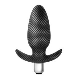 T330554 Анальная пробка с вибрацией 3 в 1 SPARK THROTTLE AV-01 CARBON FIBER