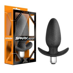 T330554 Анальная пробка с вибрацией 3 в 1 SPARK THROTTLE AV-01 CARBON FIBER