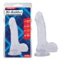 Фаллоимитатор Chisa HI-RUBBER 7.5, Clear