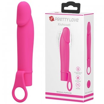 Тонкий вібратор  Pretty Love Xiuhcoathl Vibrator Pink