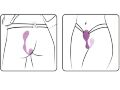 Вибратор в трусики Adrien Lastic Mr.Hook фиолетовый