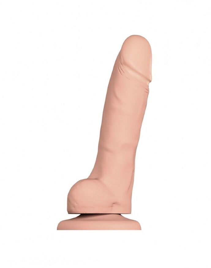 Реалистичный фаллоимитатор Strap-On-Me SOFT REALISTIC DILDO Vanilla - Size M (мятая упаковка)