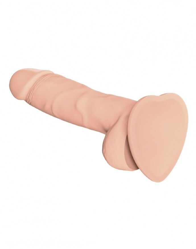 Реалистичный фаллоимитатор Strap-On-Me SOFT REALISTIC DILDO Vanilla - Size M (мятая упаковка)