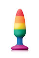 Анальная пробка силикон NS Novelties COLOURS PRIDE EDITION PLEASURE PLUG M