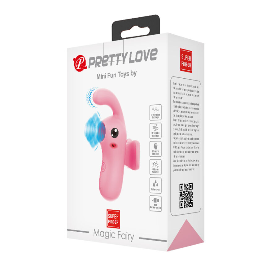 Оригінальний й симулятор орального сексу для жінок  - Pretty Love Magic Fairy Stimulator Pink