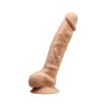 Фалоімітатор SilexD Vetus Flesh (MODEL 1 size 8in), двошаровий, силікон + Silexpan, діаметр 4,2см