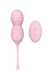 Вагинальные шарики с дистанционным пультом PLEASURE BALLS&amp;EGGS BEEHIVE PINK