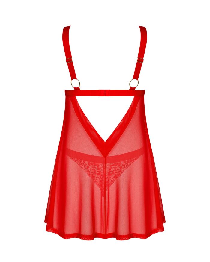 Бэби-долл Obsessive Elianes babydoll &amp; thong XS/S