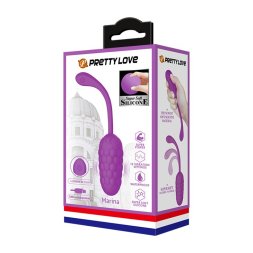 Виброяйцо с рельефным дизайном Pretty Love - MARINA, BI-014708