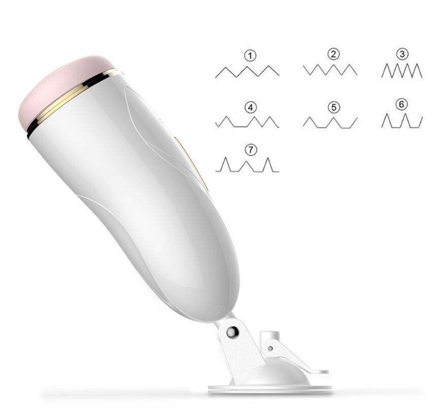 Мастурбатор с вибростимуляцией Boss Series - Vibrating Masturbation Cup USB 7 + Interactive Function, BS6300017