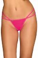 Сексуальные стринги с цепочкой Obsessive Chainty thong pink S/M