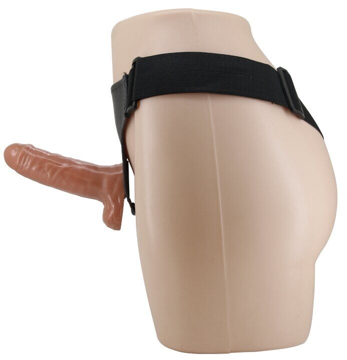 Страпон с вибрацией Ultra Passionate Harness Dual Penis 6,2'', BW-022066Z