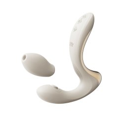 Вібратор-пульсатор з вакуумною насадкою Zalo - Talis G-Spot PulseWave Vibrator Ivory White
