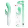 Вибромассажер серии Pretty Love - CERBERUS Rabbit Vibrator Light green, BI-014795-A1B