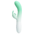Вибромассажер серии Pretty Love - CERBERUS Rabbit Vibrator Light green, BI-014795-A1B