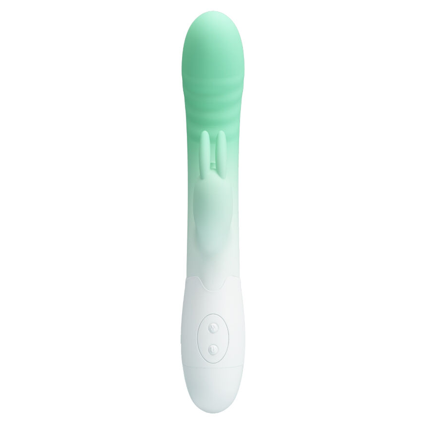Вибромассажер серии Pretty Love - CERBERUS Rabbit Vibrator Light green, BI-014795-A1B