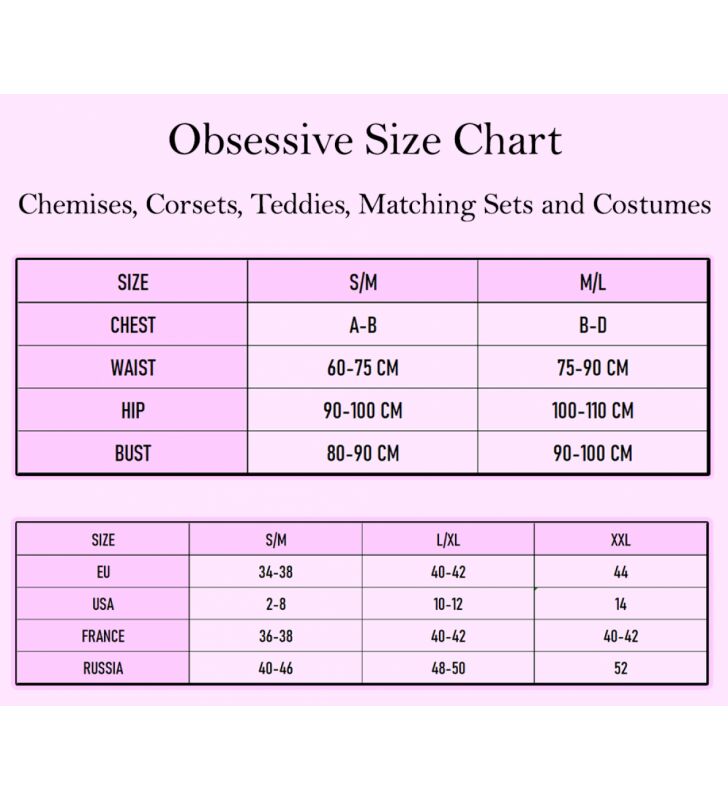 Комплект Obsessive JOYLACE L/XL
