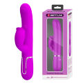 Пульсатор с клиторальным стимулятором серии Pretty Love - Gigi Purple 7 thumping functions 7 licking modes, BW-500035