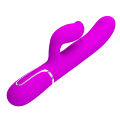 Пульсатор с клиторальным стимулятором серии Pretty Love - Gigi Purple 7 thumping functions 7 licking modes, BW-500035