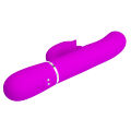 Пульсатор с клиторальным стимулятором серии Pretty Love - Gigi Purple 7 thumping functions 7 licking modes, BW-500035