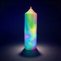 Свеча цилиндр люминесцентная GlowKink низкотемпературная, VIP-концентрация, разноцветная, 251 г