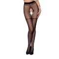 Колготки с открытым доступом Passion TIOPEN 014 black 5 (20 den), имитация чулок