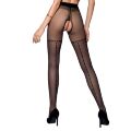 Колготки с открытым доступом Passion TIOPEN 014 black 5 (20 den), имитация чулок