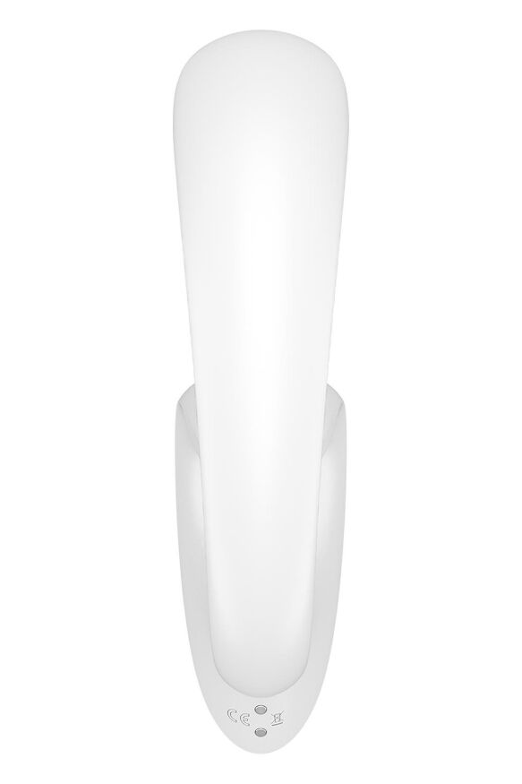 Вібратор подвійної стимуляції Satisfyer G for Goddess 1 точки G та клітора, білий